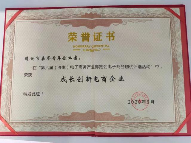 滕州两企亮相第六届电商博览会，捧回“成长创新电商企业”大奖